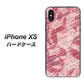 iPhone XS 高画質仕上げ 背面印刷 ハードケース【SC844 フラワーヴェルニLOVE（ローズヴェルール）】