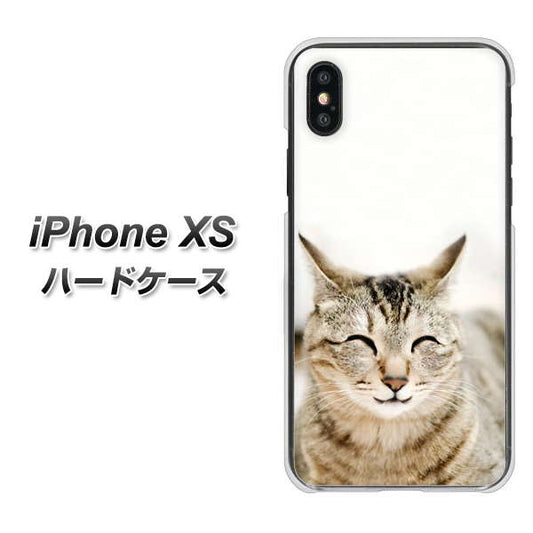 iPhone XS 高画質仕上げ 背面印刷 ハードケース【VA801 笑福ねこ】