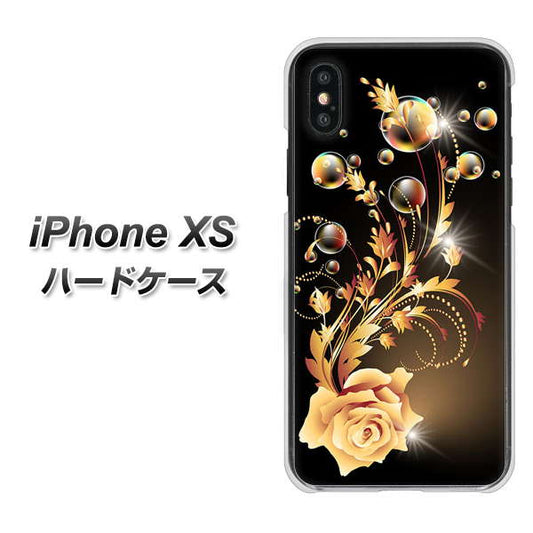 iPhone XS 高画質仕上げ 背面印刷 ハードケース【VA823 気高きバラ】