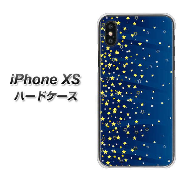 iPhone XS 高画質仕上げ 背面印刷 ハードケース【VA842 満天の星空】