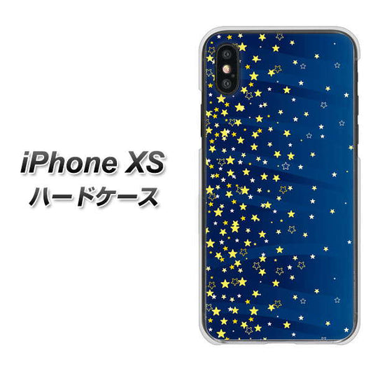 iPhone XS 高画質仕上げ 背面印刷 ハードケース【VA842 満天の星空】