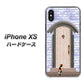 iPhone XS 高画質仕上げ 背面印刷 ハードケース【YA952 石ドア02 素材クリア】