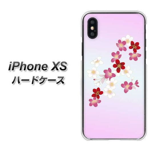iPhone XS 高画質仕上げ 背面印刷 ハードケース【YJ320 桜 和】