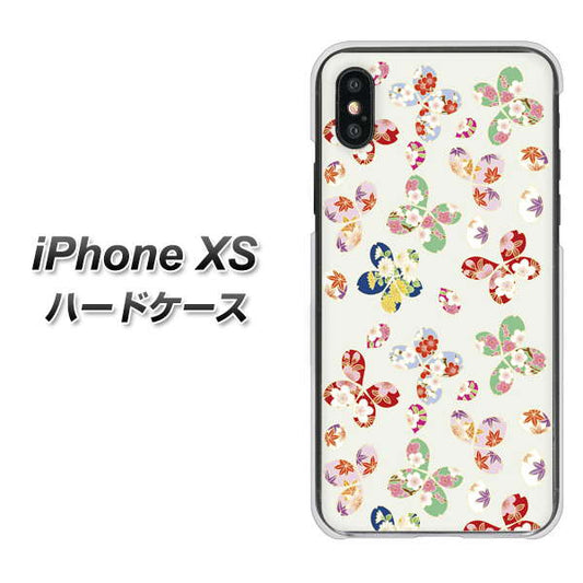iPhone XS 高画質仕上げ 背面印刷 ハードケース【YJ326 和柄 模様】