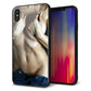 iPhone XS Max 強化ガラス＆TPUスマホケース ガラプリ【602 ボディライン】
