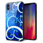 iPhone XS Max 強化ガラス＆TPUスマホケース ガラプリ【EK850 神秘の草】