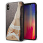 iPhone XS Max 強化ガラス＆TPUスマホケース ガラプリ【KM888 ストッキング】