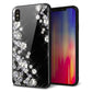 iPhone XS Max 強化ガラス＆TPUスマホケース ガラプリ【VA871 ダイヤモンドフレーム】