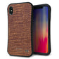 iPhone XS Max スマホケース 「SEA Grip」 グリップケース Sライン 【463 クロコダイル】 UV印刷