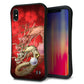 iPhone XS Max スマホケース 「SEA Grip」 グリップケース Sライン 【1004 桜と龍】 UV印刷