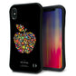 iPhone XS Max スマホケース 「SEA Grip」 グリップケース Sライン 【1195 カラフルアップル】 UV印刷