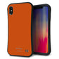 iPhone XS Max スマホケース 「SEA Grip」 グリップケース Sライン 【KM917 レトロカラー(ダークオレンジ)】 UV印刷