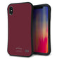 iPhone XS Max スマホケース 「SEA Grip」 グリップケース Sライン 【KM919 レトロカラー(バーガンディー)】 UV印刷