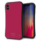 iPhone XS Max スマホケース 「SEA Grip」 グリップケース Sライン 【KM921 レトロカラー(ダークピンク)】 UV印刷