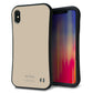 iPhone XS Max スマホケース 「SEA Grip」 グリップケース Sライン 【KM928 くすみカラー ベージュ】 UV印刷