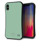 iPhone XS Max スマホケース 「SEA Grip」 グリップケース Sライン 【KM931 くすみカラー グリーン】 UV印刷