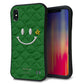 iPhone XS Max スマホケース 「SEA Grip」 グリップケース Sライン 【KM936 スマイル スター グリーン 】 UV印刷