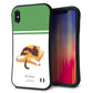 iPhone XS Max スマホケース 「SEA Grip」 グリップケース Sライン 【KM963 あずき】 UV印刷
