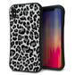 iPhone XS Max スマホケース 「SEA Grip」 グリップケース Sライン 【MA817 レオパード × グレー 】 UV印刷