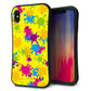 iPhone XS Max スマホケース 「SEA Grip」 グリップケース Sライン 【MA879 ペイントイエロー】 UV印刷