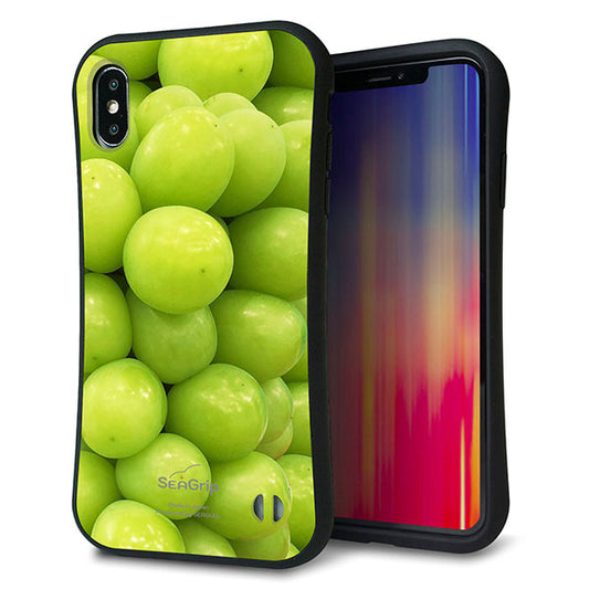 iPhone XS Max スマホケース 「SEA Grip」 グリップケース Sライン 【MA880 マスカット】 UV印刷