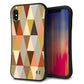 iPhone XS Max スマホケース 「SEA Grip」 グリップケース Sライン 【MG802 マルチブラウン】 UV印刷
