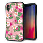 iPhone XS Max スマホケース 「SEA Grip」 グリップケース Sライン 【SC882 ハワイアンアロハレトロ ピンク】 UV印刷