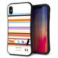iPhone XS Max スマホケース 「SEA Grip」 グリップケース Sライン 【YA887 ストライプネコ01】 UV印刷