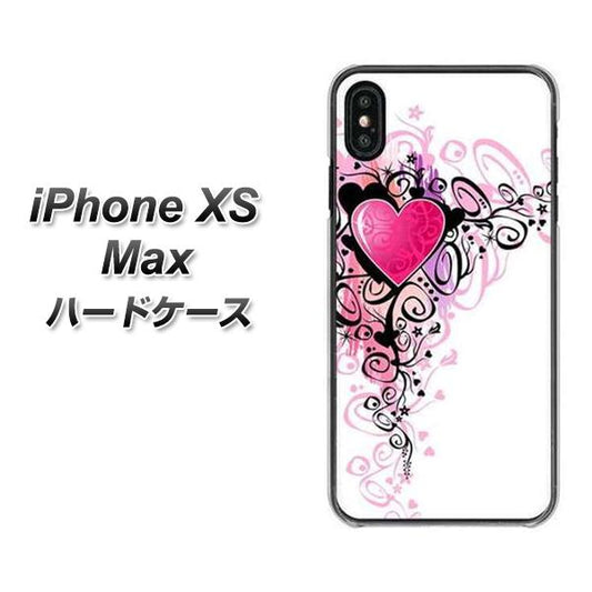 iPhone XS Max 高画質仕上げ 背面印刷 ハードケース【007 スタイリッシュハート】