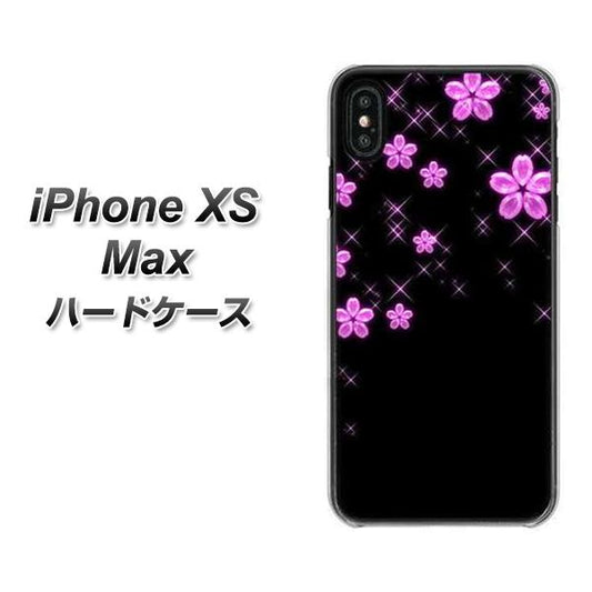 iPhone XS Max 高画質仕上げ 背面印刷 ハードケース【019 桜クリスタル】