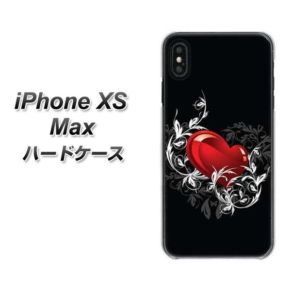 iPhone XS Max 高画質仕上げ 背面印刷 ハードケース【032 クリスタルハート】