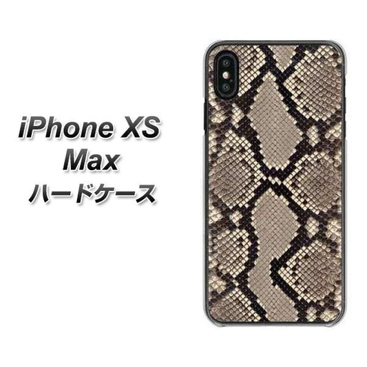 iPhone XS Max 高画質仕上げ 背面印刷 ハードケース【049 ヘビ柄】