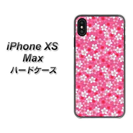 iPhone XS Max 高画質仕上げ 背面印刷 ハードケース【065 さくら】