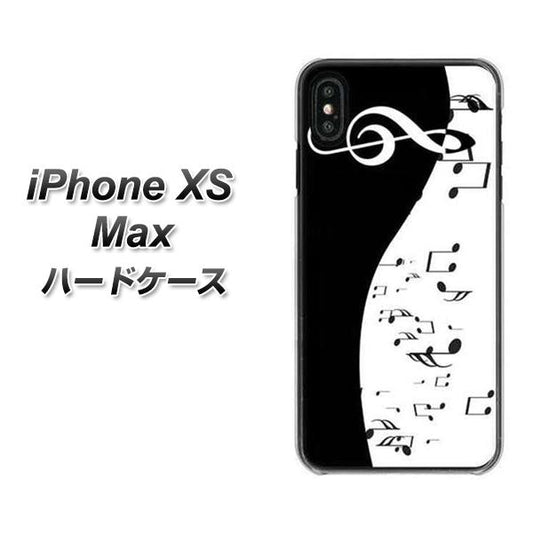 iPhone XS Max 高画質仕上げ 背面印刷 ハードケース【114 モノトーンのリズム】