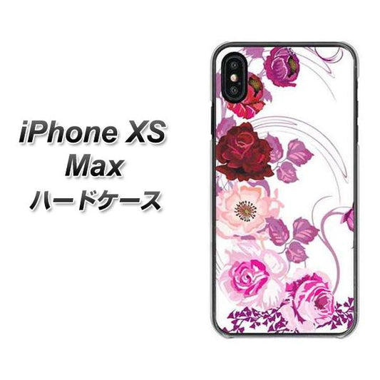 iPhone XS Max 高画質仕上げ 背面印刷 ハードケース【116 ６月のバラ】