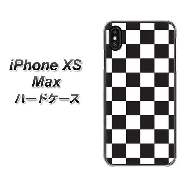 iPhone XS Max 高画質仕上げ 背面印刷 ハードケース【151 フラッグチェック】