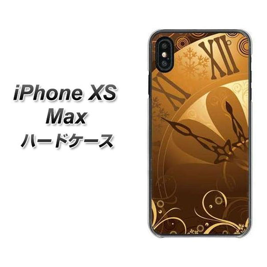iPhone XS Max 高画質仕上げ 背面印刷 ハードケース【185 時を刻む針】