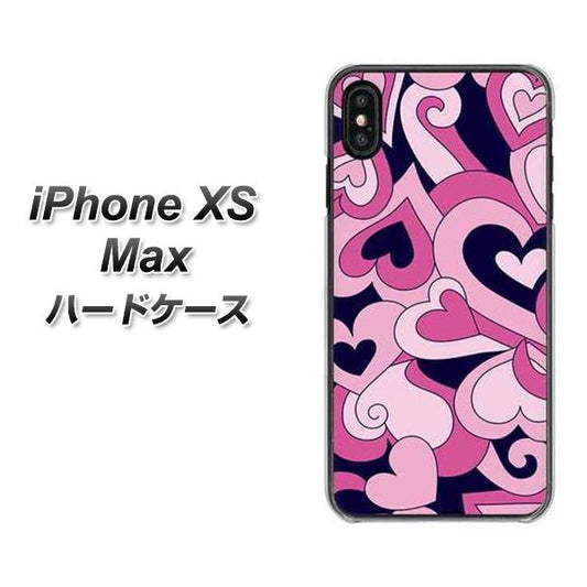 iPhone XS Max 高画質仕上げ 背面印刷 ハードケース【223 ハートの調べ】