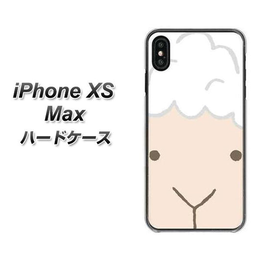 iPhone XS Max 高画質仕上げ 背面印刷 ハードケース【346 ひつじ】
