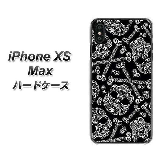 iPhone XS Max 高画質仕上げ 背面印刷 ハードケース【363 ドクロの刺青】