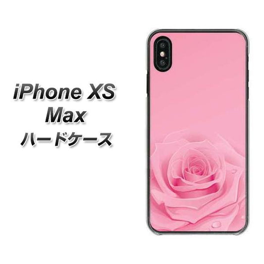 iPhone XS Max 高画質仕上げ 背面印刷 ハードケース【401 ピンクのバラ】