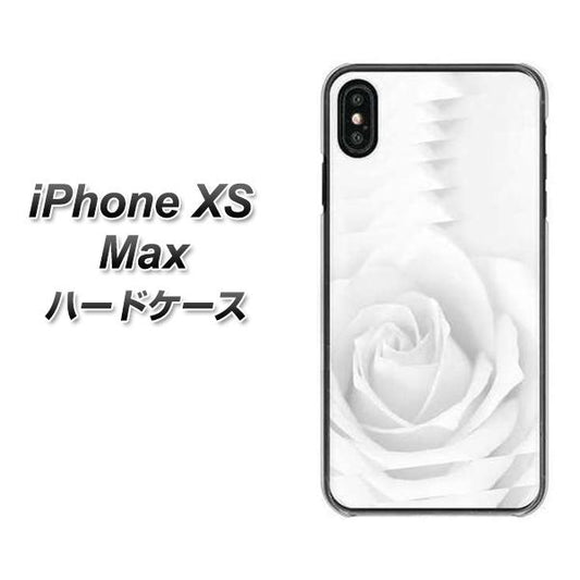 iPhone XS Max 高画質仕上げ 背面印刷 ハードケース【402 ホワイトＲｏｓｅ】