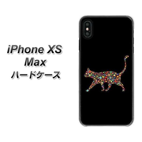 iPhone XS Max 高画質仕上げ 背面印刷 ハードケース【406 カラフルキャット】