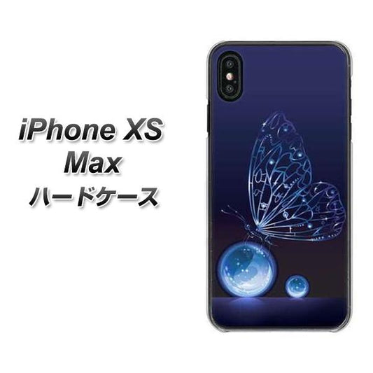iPhone XS Max 高画質仕上げ 背面印刷 ハードケース【418 神秘の蝶】