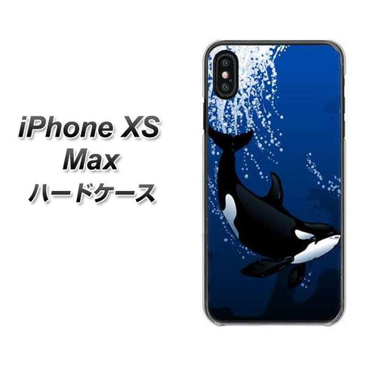 iPhone XS Max 高画質仕上げ 背面印刷 ハードケース【423 シャチ】