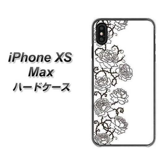 iPhone XS Max 高画質仕上げ 背面印刷 ハードケース【467 イバラ】