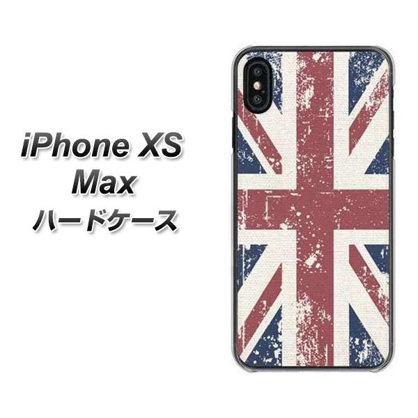 iPhone XS Max 高画質仕上げ 背面印刷 ハードケース【506 ユニオンジャック ビンテージ】