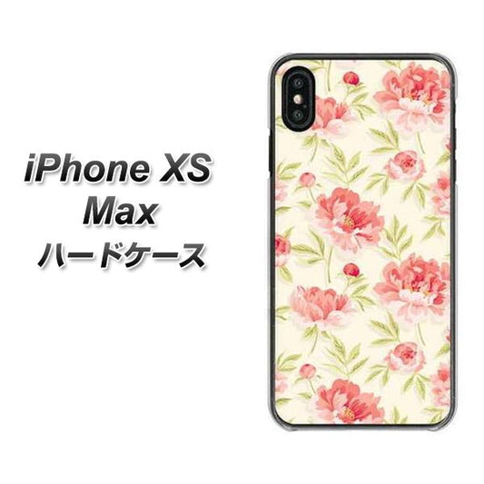 iPhone XS Max 高画質仕上げ 背面印刷 ハードケース【594 北欧の小花】