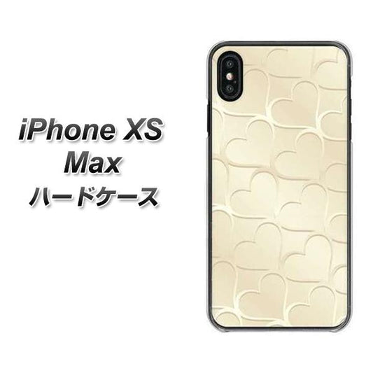 iPhone XS Max 高画質仕上げ 背面印刷 ハードケース【630 かくれハート】