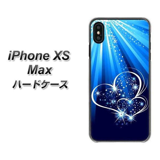 iPhone XS Max 高画質仕上げ 背面印刷 ハードケース【702 スイミングハート】